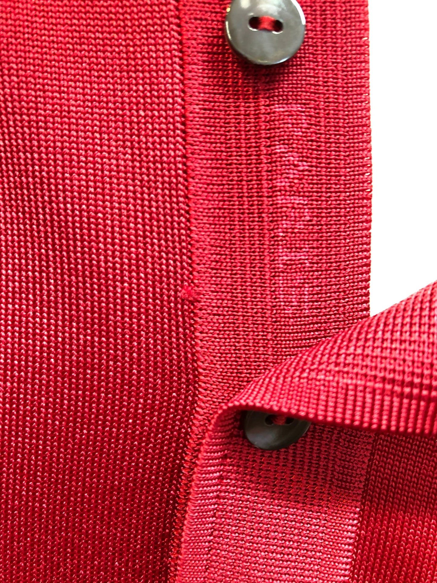 長袖絲質MONTAGUT long sleeves fil lumiere- 320268-3092 大紅色plain pattern