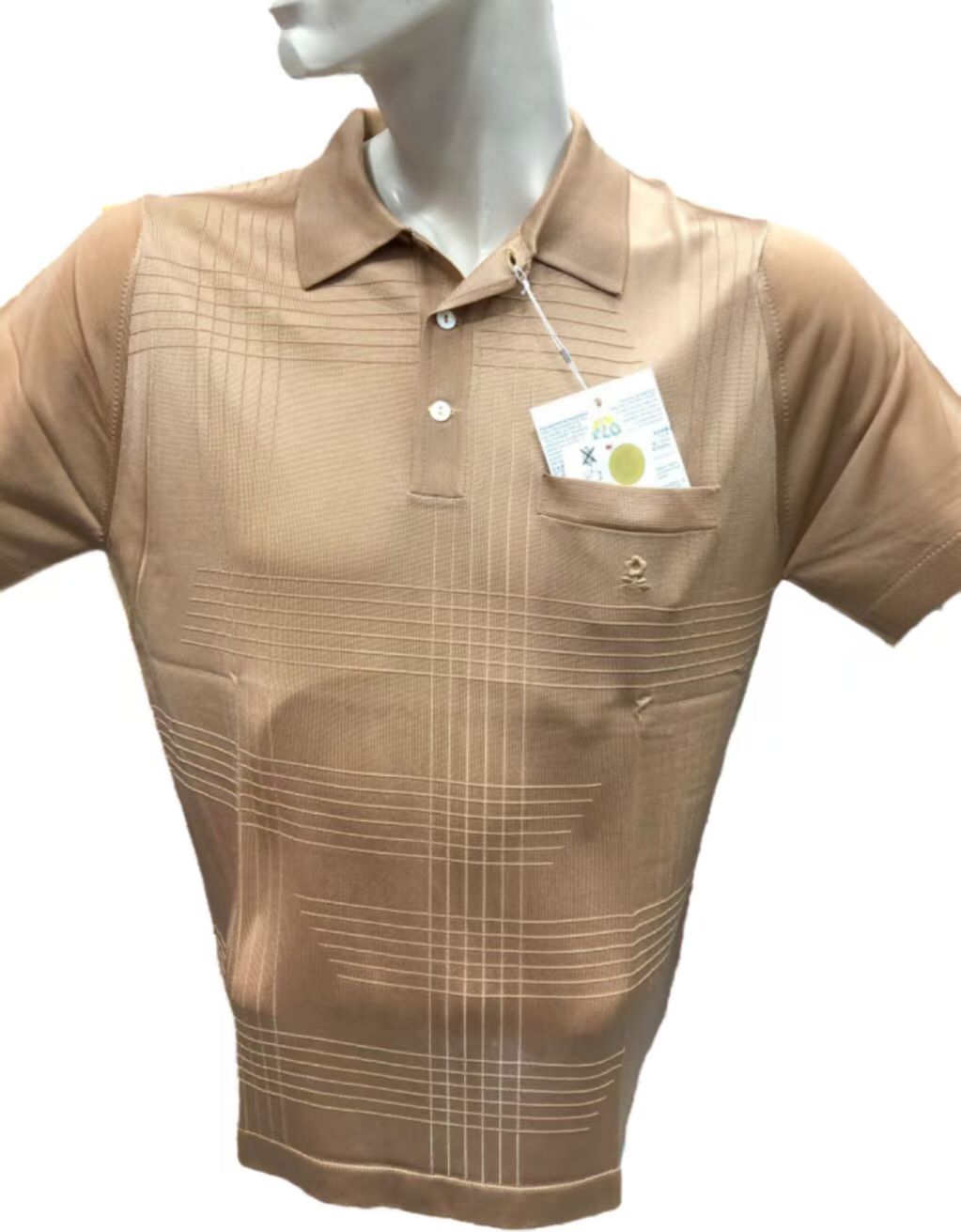 夏季短袖絲質特價品826323-2666 夢特嬌男裝短袖絲質