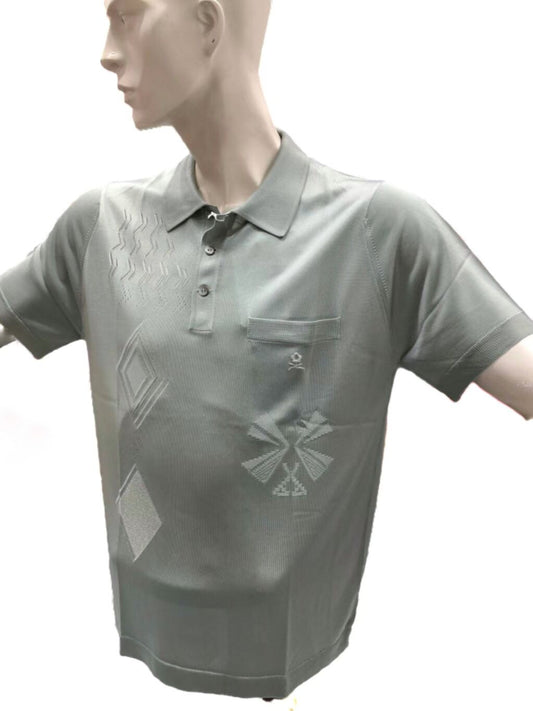 夏季短袖絲質特價品829353-9965 夢特嬌男裝短袖絲質
